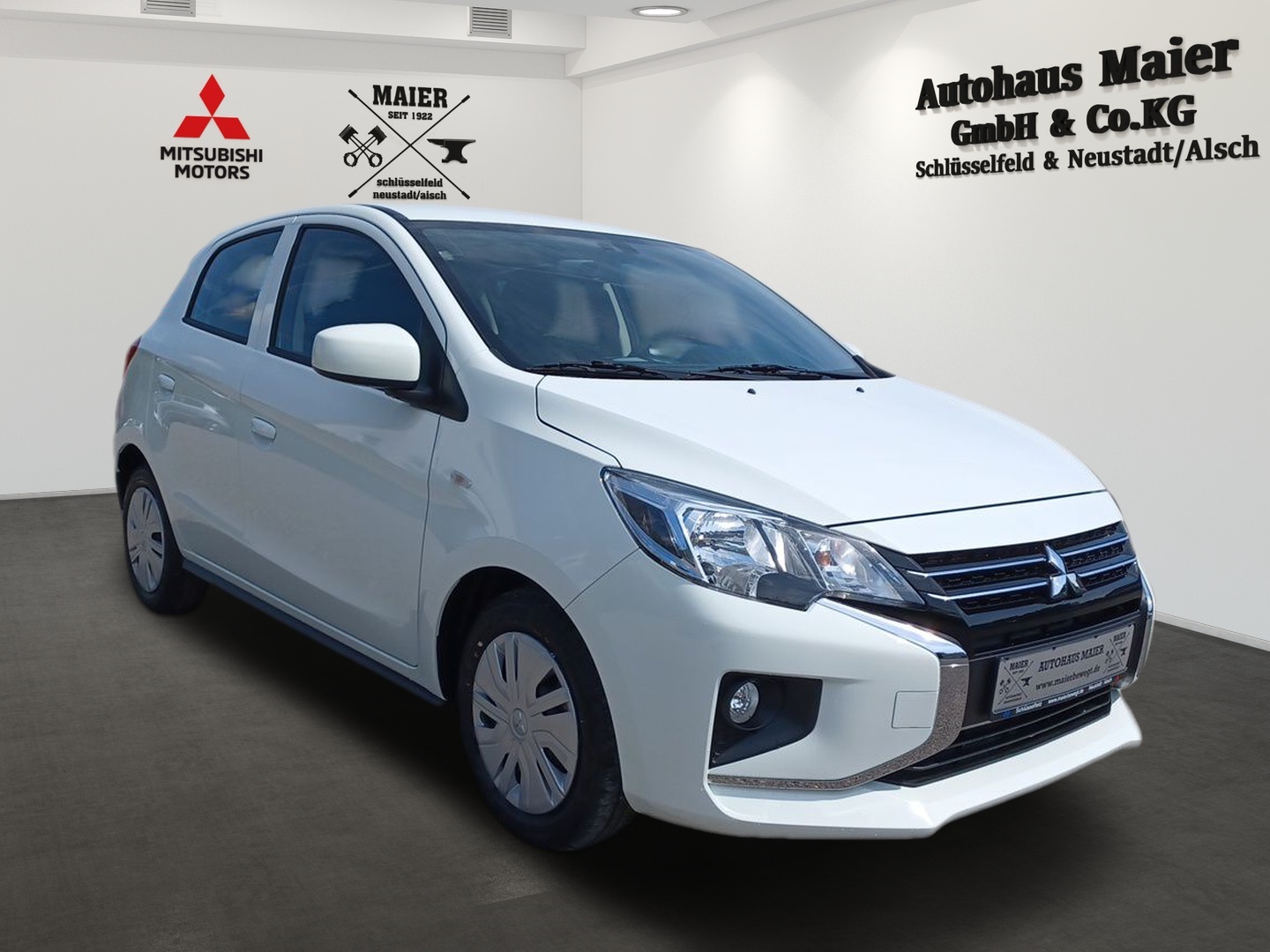 Neuwagen Mitsubishi Spacestar weiß: Hauptgewinn Adventskalender 2022